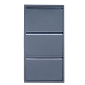 Pantofar, Shelvoria, Js1035, 50x103x15 cm, Otel, Gri deschis imagine
