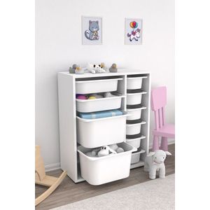 Dulap multifunctional, Estella, Zen 2D2K6U, PAL, Alb imagine