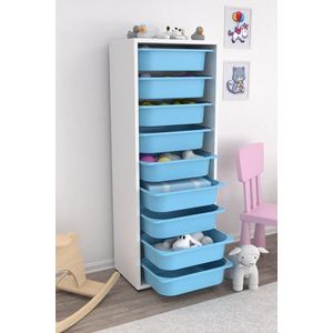 Dulap multifunctional, Estella, Zola 9N, PAL, Alb imagine