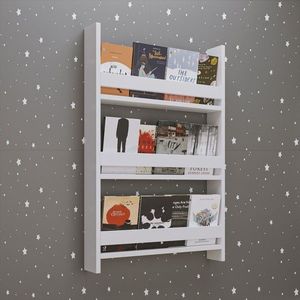 Corp biblioteca, Estella, Artemis 3, 60x90x10 cm, PAL, Alb imagine