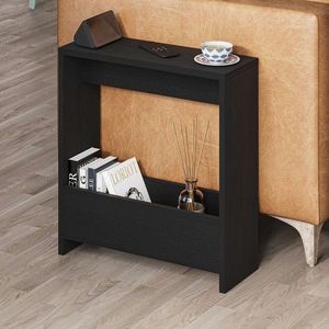Masuta, Homitis, Simpi, 55x60x20 cm, PAL, Negru/Lemn imagine