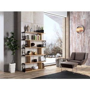 Corp biblioteca, Cordelia, FRN-12032, 90x138x20 cm, PAL, Maro imagine