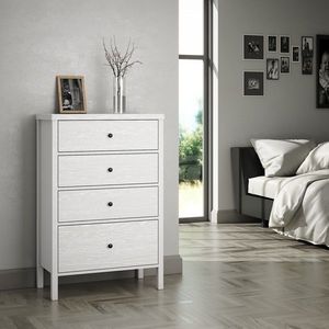 Dulap, Cordelia, FRN-10023, 77x112x40 cm, PAL, Maro/Alb imagine