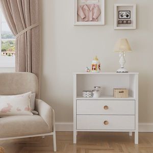 Dulap, Cordelia, FRN-10053, 80x87x40 cm, PAL, Maro/Alb imagine