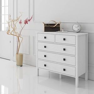 Dulap, Cordelia, FRN-10061-3, 90x85x40 cm, PAL, Maro/Alb imagine