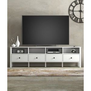 Comoda TV, Cordelia, FRN-20006, 200x58x59 cm, PAL, Maro/Alb imagine