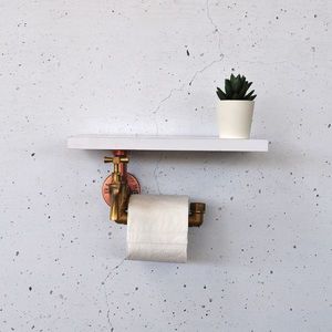 Raft de perete, Evila Originals, Cop057, 30x14x15 cm, Lemn, Alb imagine