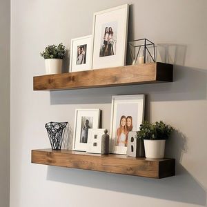 Raft de perete, Evila Originals, Raf273, Lemn masiv, Lemn imagine