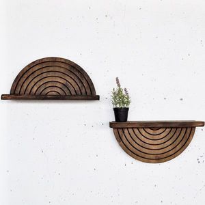 Raft de perete, Evila Originals, Raf296, Placaj, Lemn imagine