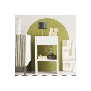 Masuta, Elegance, Karen, 30x50x25 cm, PAL, Alb imagine