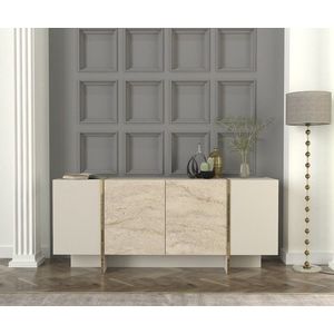 Consola, Dovelle, Veyron, 180x75 cm, PAL, Travertin / Gresie imagine