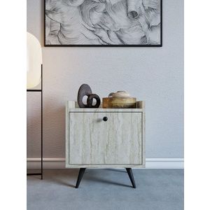 Noptiera, Mod Design, Dopo, 50x55x40 cm, PAL, Travertin imagine