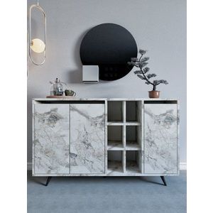 Consola, Mod Design, Seria, 140x86x40 cm, PAL, Marmura Ephesus imagine