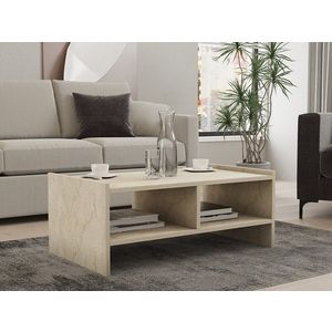 Masuta de cafea, Puqa Design, Pera, 90x35x50 cm, PAL, Travertin imagine
