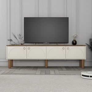 Comoda TV, Hommy Craft, Bohem 851, 180x53x35 cm, PAL, Crem imagine