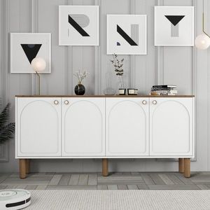 Consola, Hommy Craft, Bohem 848, 180x84x35 cm, PAL, Alb imagine