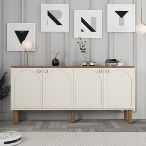 Consola, Hommy Craft, Bohem 849, 180x84x35 cm, PAL, Crem imagine