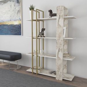 Corp biblioteca, Zena Home, Onno, 120x160x31 cm, PAL, Efes / Aur imagine