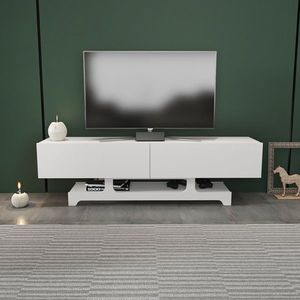 Comoda TV, Zena Home, Tera, 160x46 cm, PAL, Alb imagine