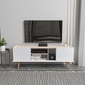 Comoda TV, Zena Home, Ekvador, PAL, Alb / Bej imagine