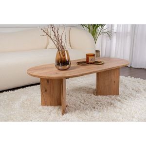 Masuta de cafea, Nordure, Sable, 119x40x60 cm, PAL, Maro imagine
