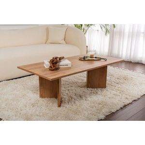 Masuta de cafea, Nordure, Sabin, 119x40x60 cm, PAL, Maro imagine