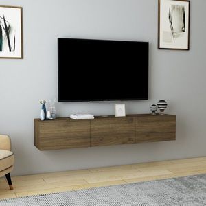 Comoda TV, Dovelle, Denby, 160x29 cm, PAL, Maro imagine