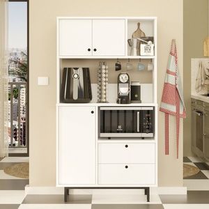 Dulap multifunctional, Locelso, RE3-W, 88x161 cm, PAL, Alb imagine