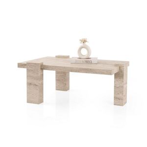 Masuta de cafea, Nmobb, Diamond, 110x45 cm, PAL, Travertin imagine