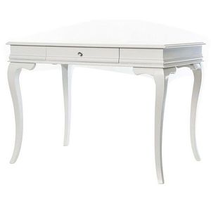Birou, Fairfax, Albero30, 70x110x78 cm, Picioare: 100% LEMN DE FAG, Alb imagine