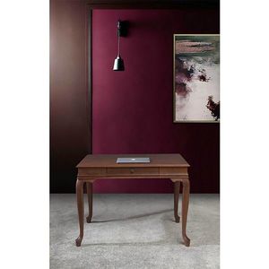 Birou, Fairfax, Albero36, 110x76x70 cm, Picioare: 100% LEMN DE FAG, Maro imagine
