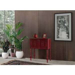 Dulap, Ephelia, Ada Dresser, 80x92x40 cm, MDF , Rosu imagine