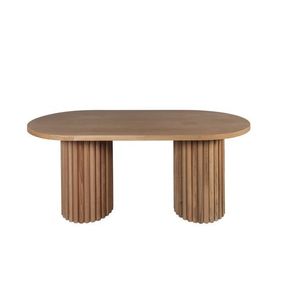 Masa, Fairfax, Italyan Masa, 170x75x90 cm, 100% MDF ACCOVIT DE FAG, Natural imagine