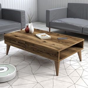 Masuta de cafea, Hommy Craft, Valensiya, 105x60x34 cm, PAL, Maro imagine