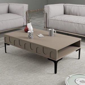 Masuta de cafea, Hommy Craft, Lyon 32, 105x32 cm, PAL, Atlas / Negru imagine
