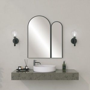Oglinda decorativa, Neostill, Classe Mirror, MDF , Negru imagine