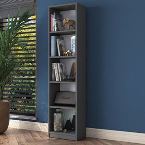 Corp biblioteca, Rani, HC111, 40x161 cm, PAL, Antracit imagine