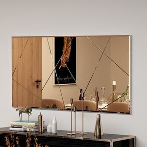Oglinda decorativa, Siam, Orezo, 60x120x2 cm, MDF , Bronz imagine