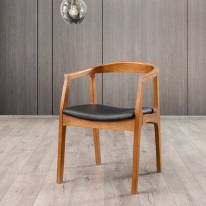 Scaun, Fairfax, Albero44, 50x70x53 cm, Lemn de fag , Nuc / Negru imagine