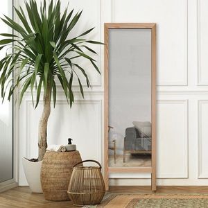 Oglinda Cheval, Leona, Cheval, 45x145 cm, Lemn, Natural imagine