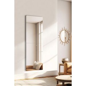 Oglinda decorativa, Mirrorland, Rectangular 2, Oglinda acrilica;MDF, Argintiu imagine