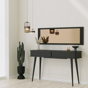 Oglinda decorativa, Neostill, Basic, 40x120x2 cm, 100% CARTON DURO, Bronz / Negru imagine