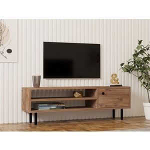 Comoda TV, Puqa Design, Avila, 120x38x30 cm, PAL , Maro imagine