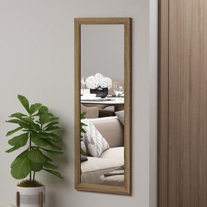 Oglinda decorativa, Siam, Sonny, 40x105x2 cm, MDF , Natural imagine