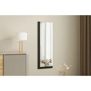 Oglinda decorativa, Siam, Lariya, 40x120x2 cm, MDF , Alb/Negru imagine