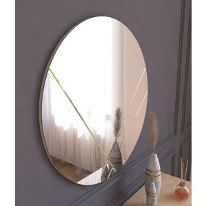Oglinda decorativa, Siam, Lopi, 60x60x2 cm, MDF , Alb imagine