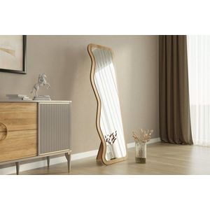 Oglinda decorativa, Siam, Asel, 50x160x2 cm, MDF , Natural imagine