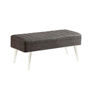 Banca, Vella, Vina 1053, 90x39x40 cm, PAL, Alb / Antracit imagine