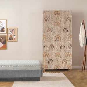 Dulap pentru haine, Vella, Lidya 2 -912, 90x192x52 cm, PAL, Sonomo imagine
