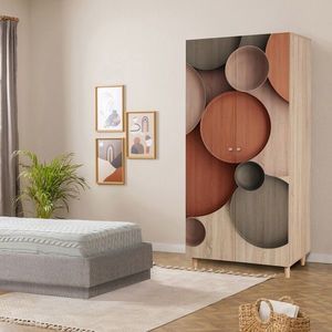 Dulap pentru haine, Vella, Lidya 2 -976, 90x192x52 cm, PAL, Sonomo imagine
